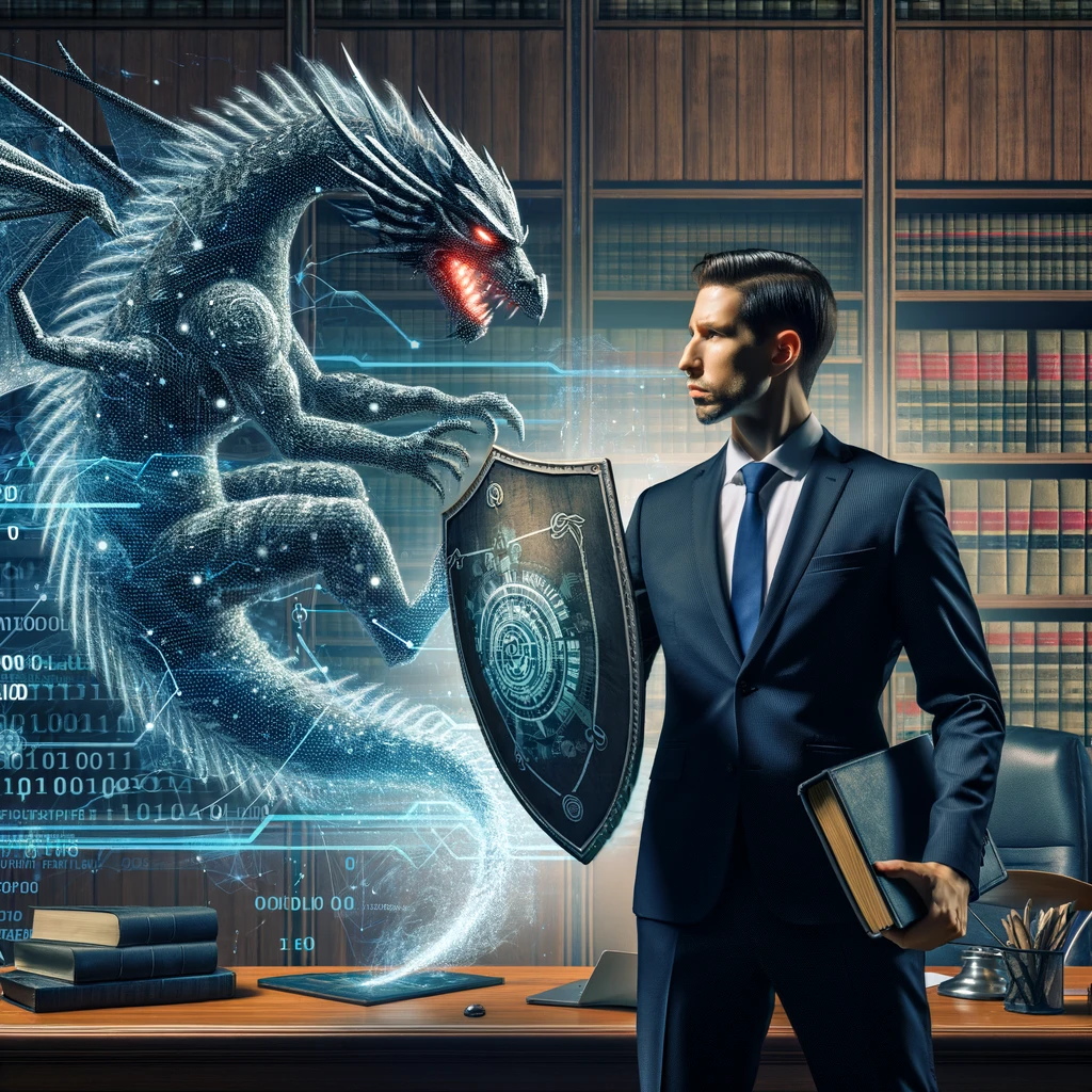 Ein Anwalt wehrt sich gegen einen Cyberangriff